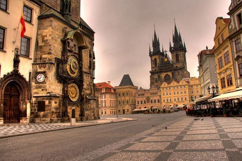 布拉格街景，漫步布拉格，感受欧洲古城的魅力